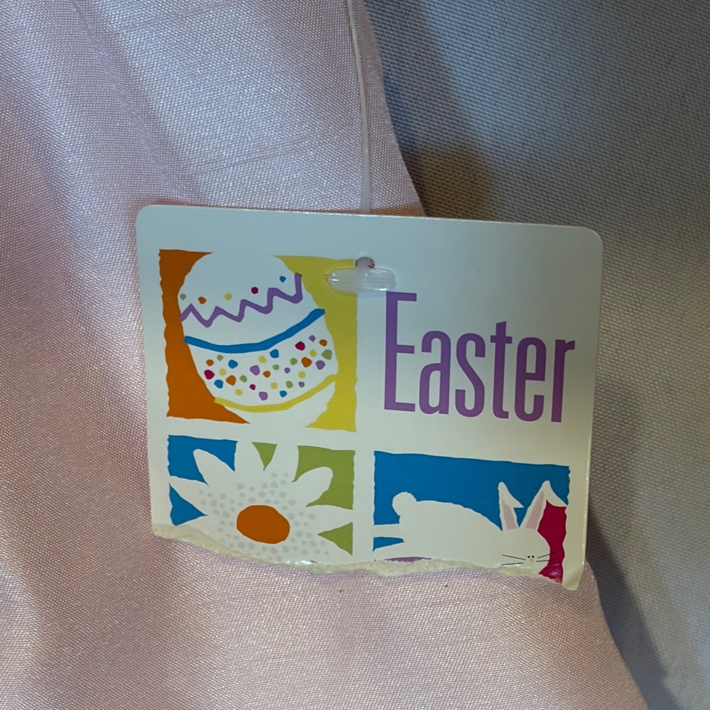 Pink Floral Embroidered Girls Easter 2 piece outfit. 3/6 months - Picture 2 of 4